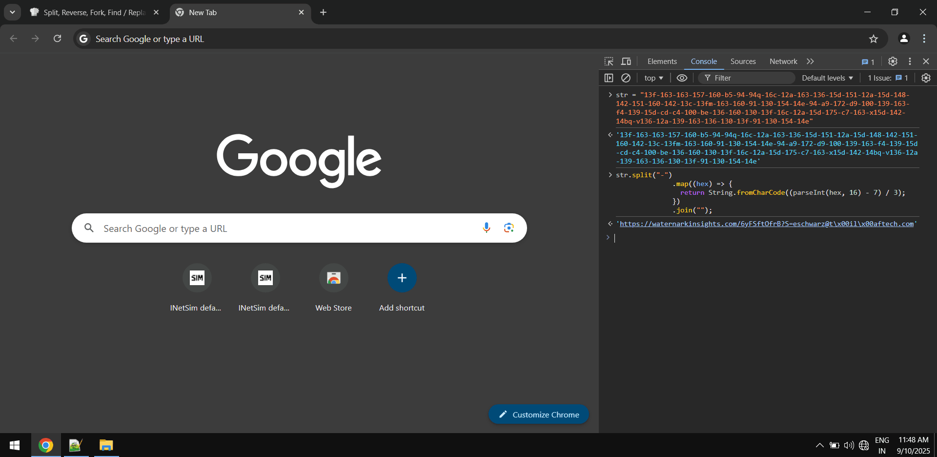 decoding of code 3
