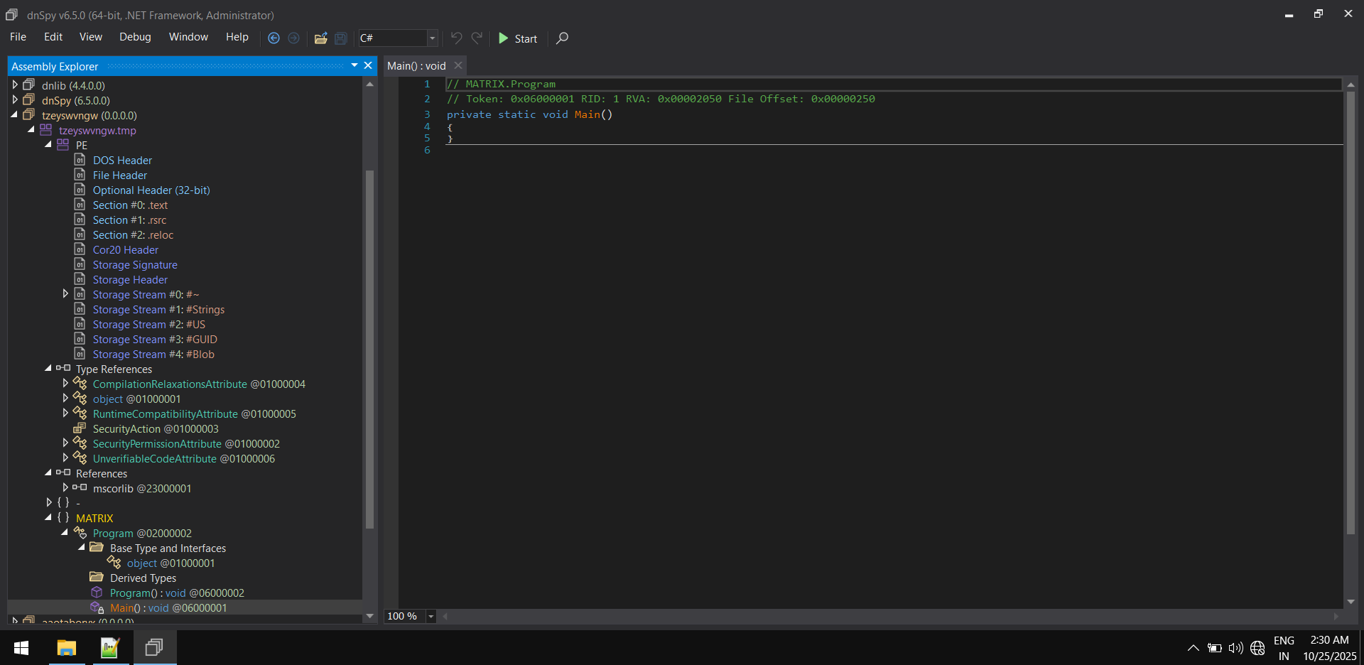 Decompiled source code of orange_part1.exe.vir